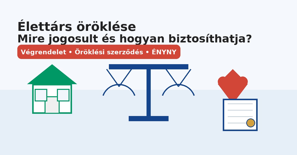 Élettárs öröklése – mire jogosult és hogyan biztosíthatja?