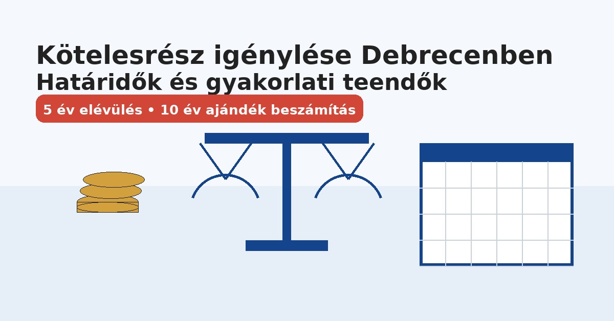 Kötelesrész igénylése  – határidők és gyakorlati teendők
